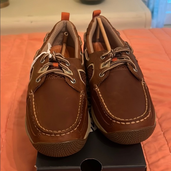 Sperry Men's Tan Leather Boat Shoes - Picture 1 of 4